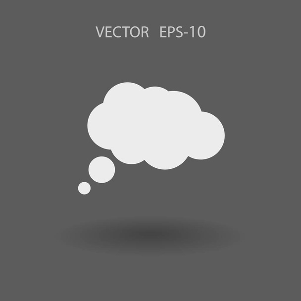 chatting icon. vector illustration - Διάνυσμα, εικόνα