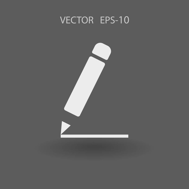 Flat  icon of notes. vector illustration - Вектор, зображення