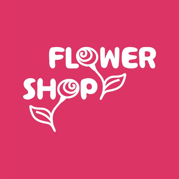 Image for flowers delivery company or flower shop - Vektör, Görsel