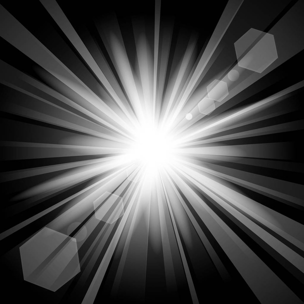 Luminosité lumineuse avec éclat de lentille en arrière-plan transparent
 - Vecteur, image