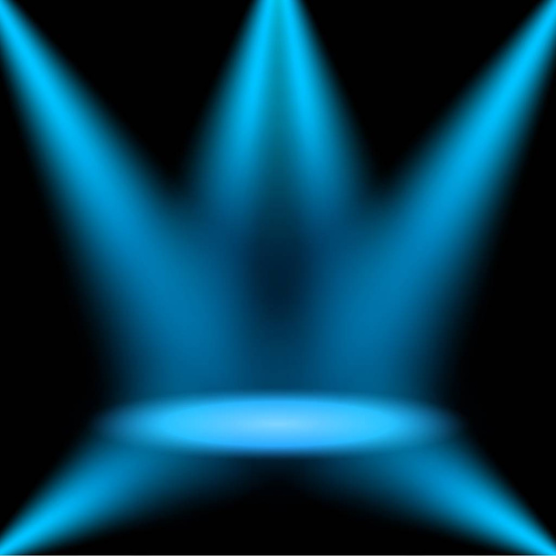 Faretti blu brillanti
  - Vettoriali, immagini