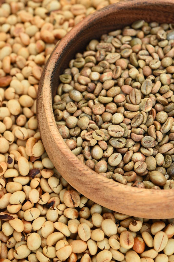 Close up of coffee beans - Фото, изображение