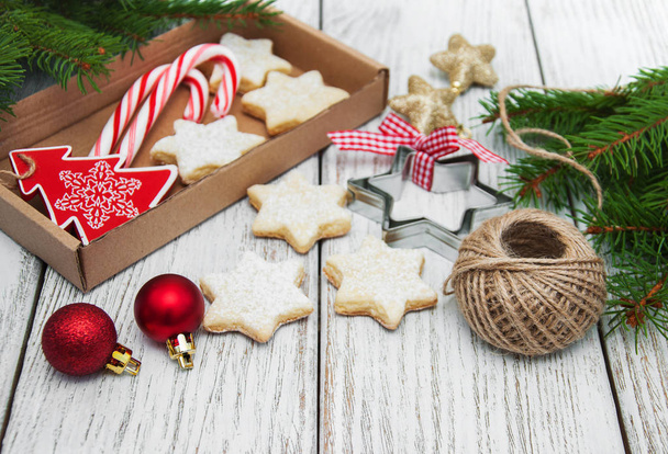 Süslü Noel kurabiyeleri - Fotoğraf, Görsel