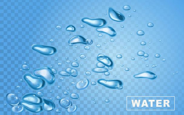 vody vzduchové bubliny - Vektor, obrázek