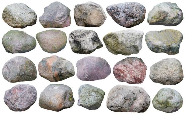  Vingt gros blocs de forêt de granit ensemble
 - Photo, image