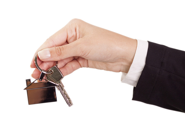 Giving house keys - Foto, afbeelding