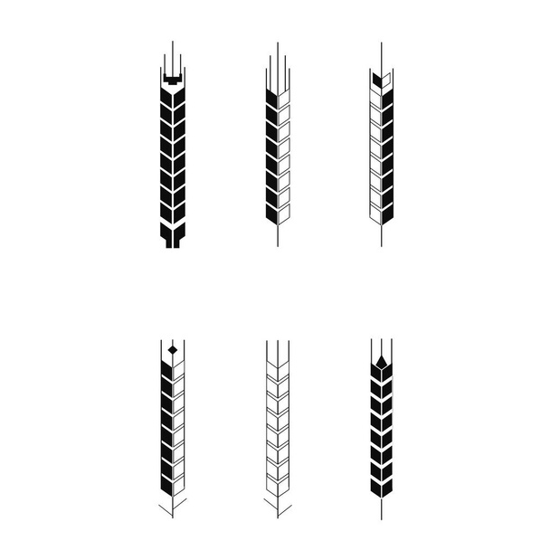 Weizenohren-Symbol - Vektor, Bild