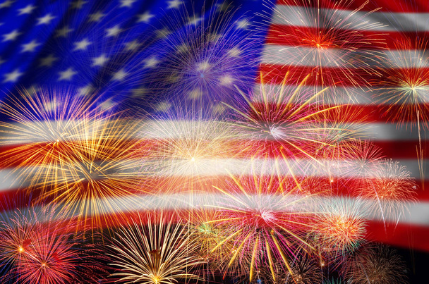 Multicolor Fireworks Celebrate - Photo, Image