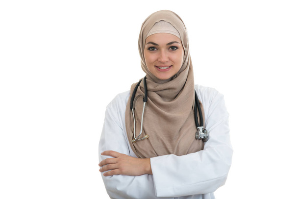 Confident muslim female doctor. - Fotografie, Obrázek