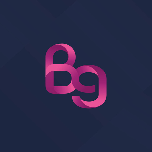 Litery i liczby logo B9 - Wektor, obraz