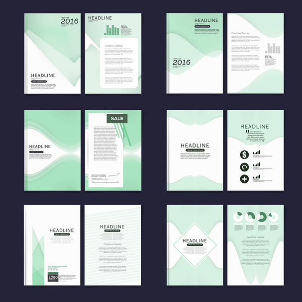 Šablona návrhu obchodní brožura leták kryt design šablony rozložení v A4, s Premier - Vektor, obrázek