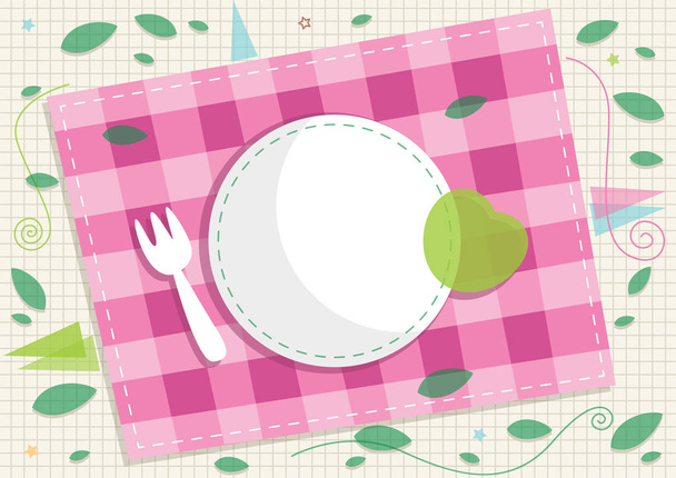 Diseño de tarjeta de picnic
 - Vector, Imagen