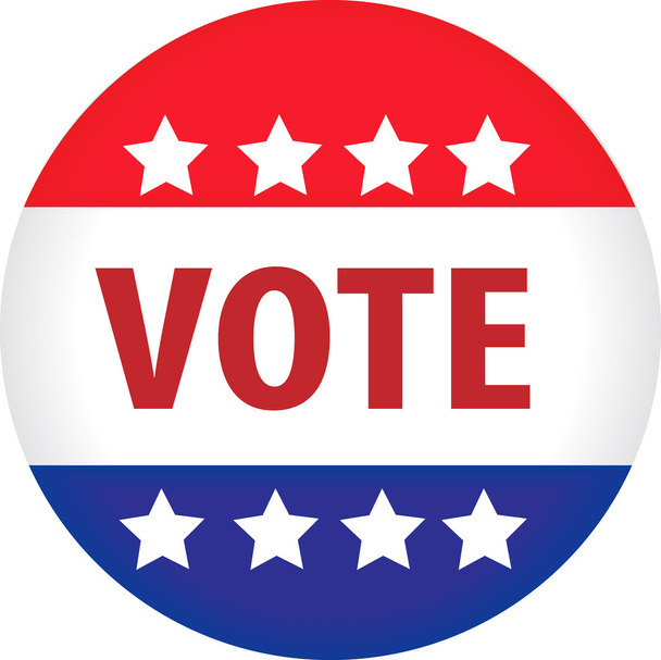 εικονογραφημένο εικόνα ενός κουμπιού ψηφοφορία - Διάνυσμα, εικόνα