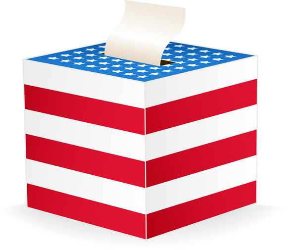 Vector image of a ballot box - Vector, Image