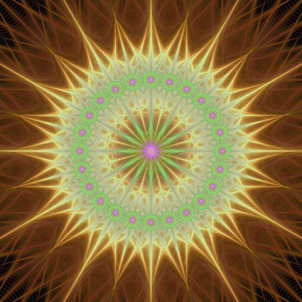 Vetor colorido fractal fundo arte
 - Vetor, Imagem