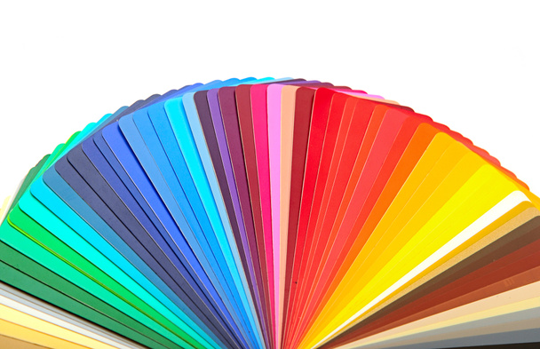 kleurrijke ontwerper staal palet gids grafiek spectrum - Foto, afbeelding
