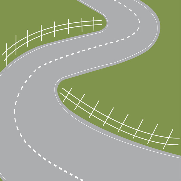 Carretera símbolo de carretera
 - Vector, imagen