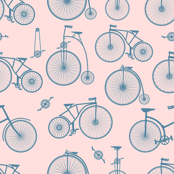 Background bicycle seamless - Vector, Imagen