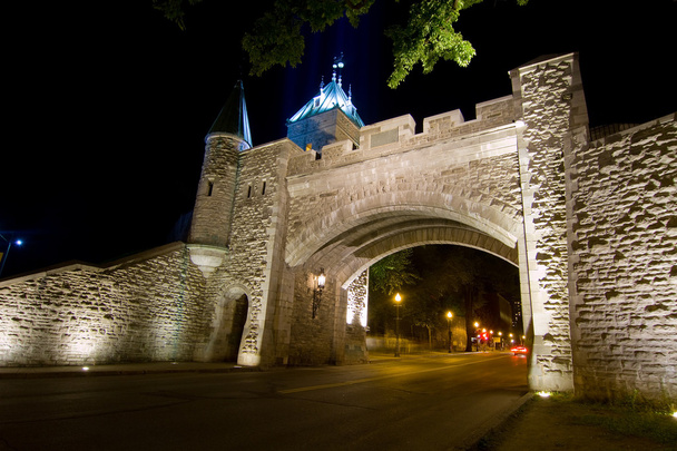 Витримка ворота Санкт-Louis місто Квебек, Канада - Фото, зображення