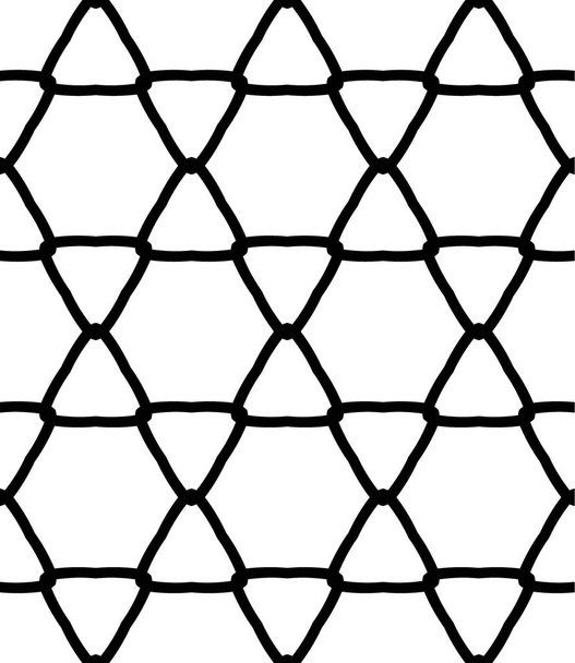 Naadloze vector textuur van lijnen en stukken van geometrische vormen. - Vector, afbeelding