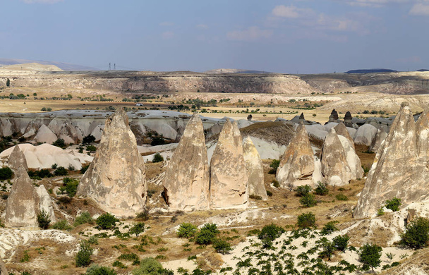 Unusual Mountains in Cappadocia - Фото, изображение