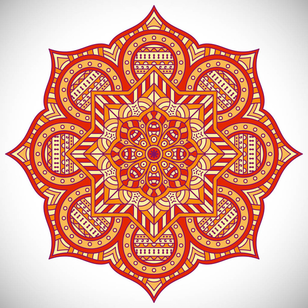 Vector indian Mandala - Vektori, kuva