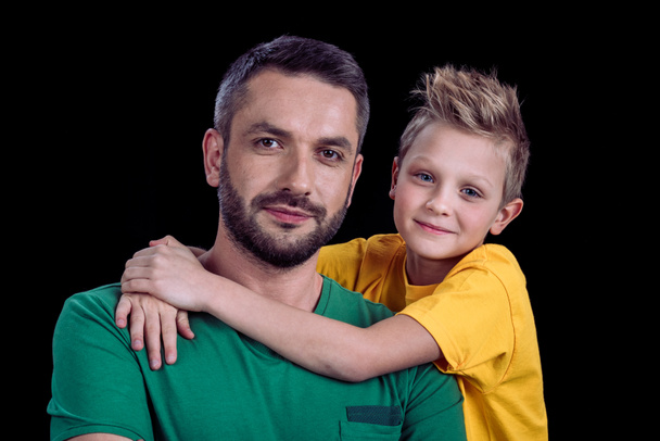 Smiling father and son - Fotografie, Obrázek