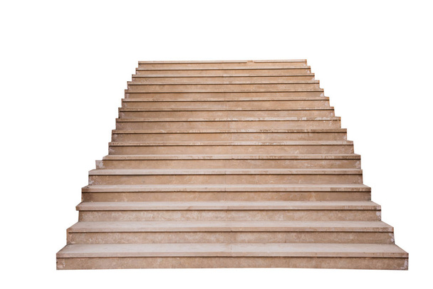 kamienne schody na białym tle  - Zdjęcie, obraz