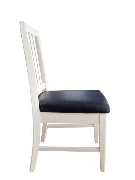 分離した白い椅子 - 写真・画像
