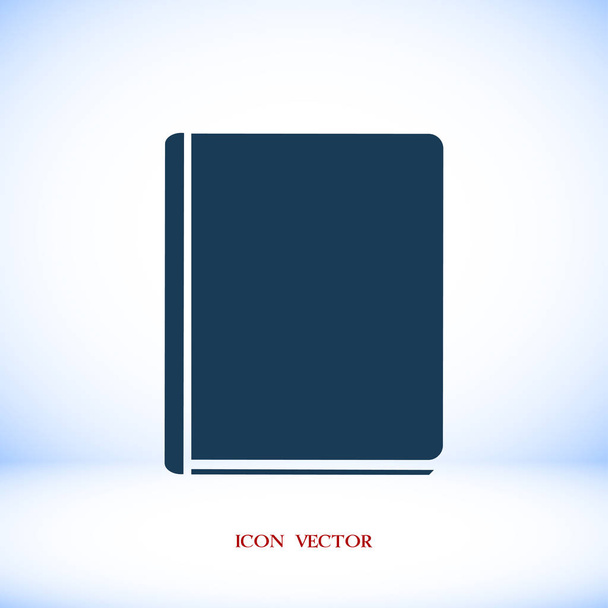 book flat icon - Вектор,изображение