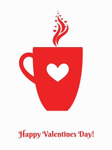Sevgililer günü kahve - Vektör, Görsel
