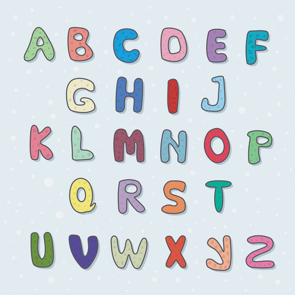alphabet vectoriel de forme arbitraire pour votre conception. décor ensemble
 - Vecteur, image