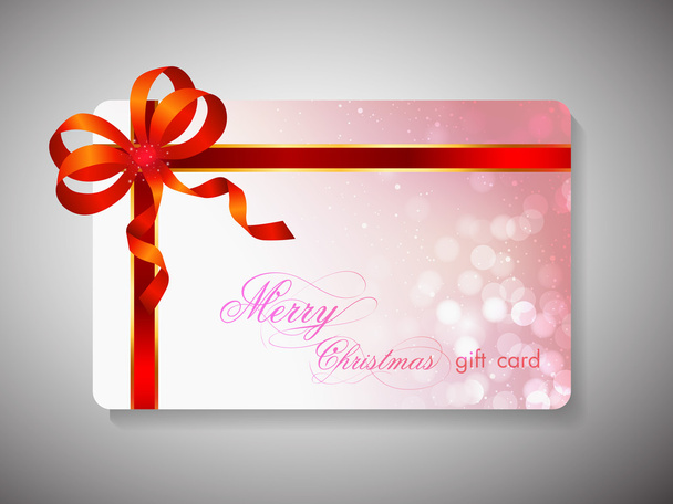 Merry Christmas gift card. EPS 10. - Vector, Image