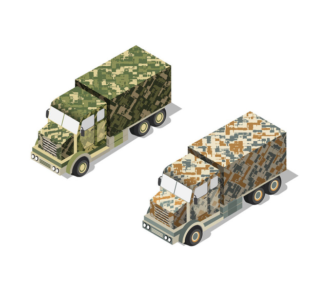Military truck army - Вектор,изображение
