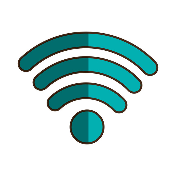 Wi-Fi з'єднання ізольована піктограма
 - Вектор, зображення