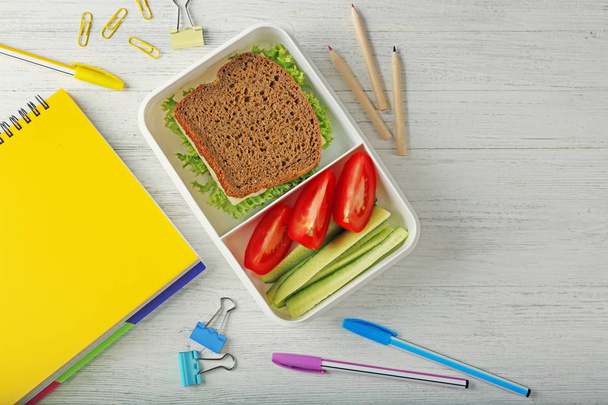 Lunchbox with delicious dinner - Photo, Image