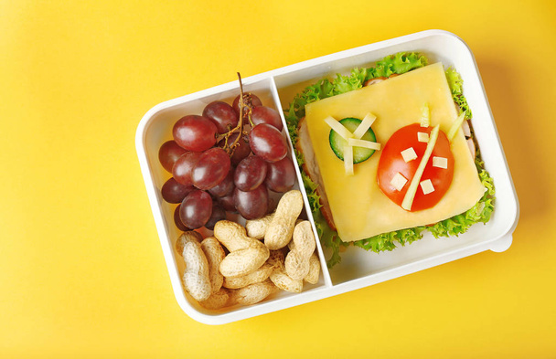 Lunchbox with delicious dinner - Fotó, kép