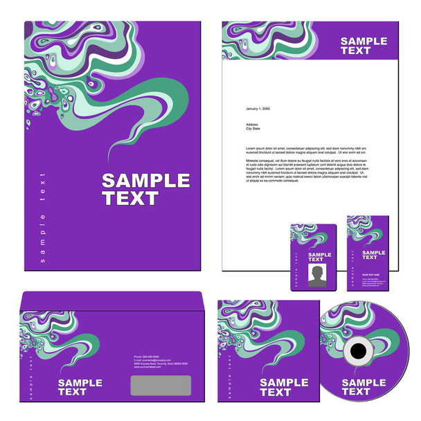 Template for Business artworks. - Vector, Image