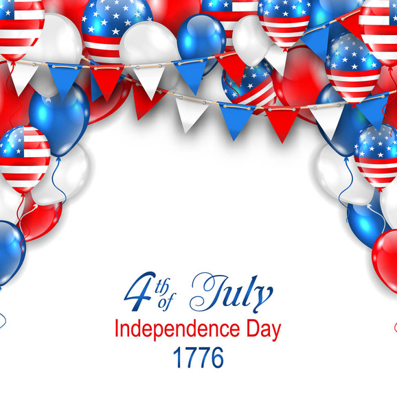 American Traditional Celebration Background for Independence Day - Фото, зображення
