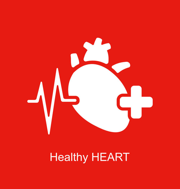 Medical Logo of Healthy Heart - Photo, Image