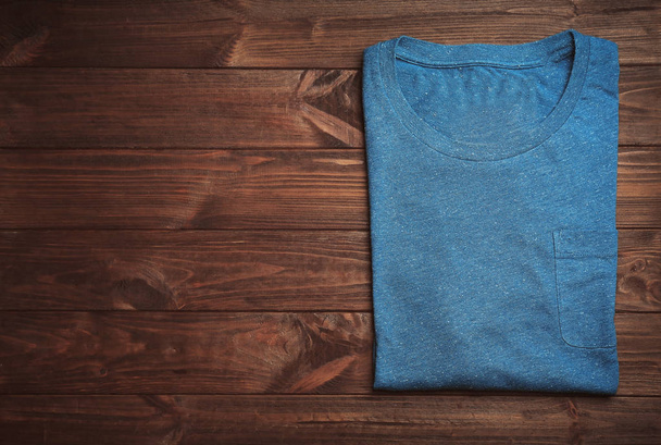Blank blue t-shirt  - Foto, Imagem