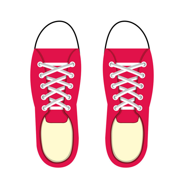 young people fashion shoes - Vector, Image