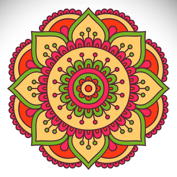Vector indian Mandala - Vetor, Imagem