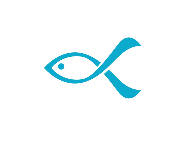 Fish Logo Template - Vector, Image
