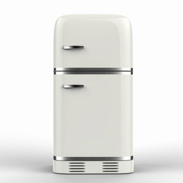 retro tasarım buzdolabı - Fotoğraf, Görsel