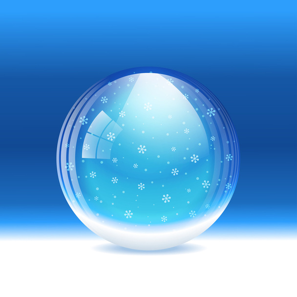 Vector snow globe - Vecteur, image