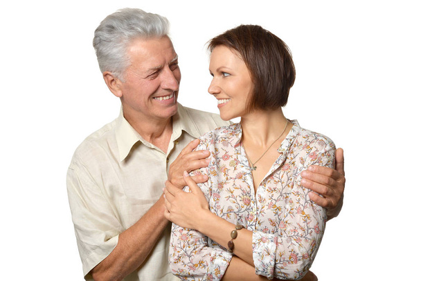 senior man with adult daughter - Photo, Image