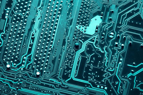 Circuitos digitales azules fondo abstracto
 - Foto, Imagen