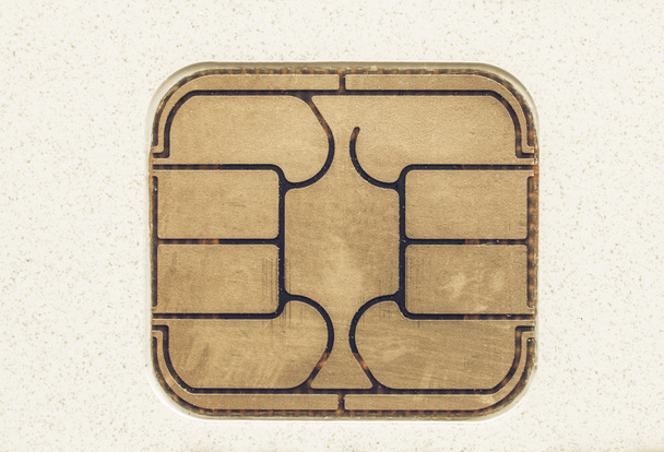 Chip de tarjeta de aspecto vintage
 - Foto, imagen