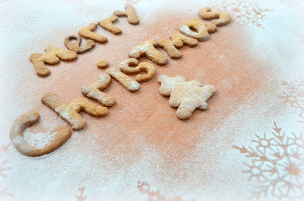 Christmas baking background  Stock Image - Photo, Image